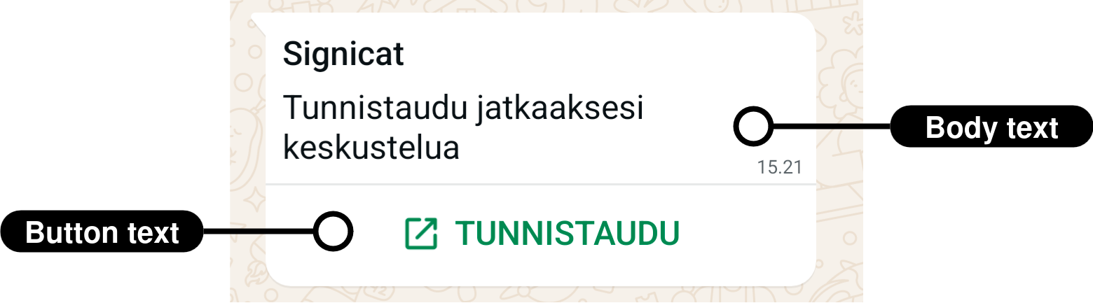 signicat whatsapp button